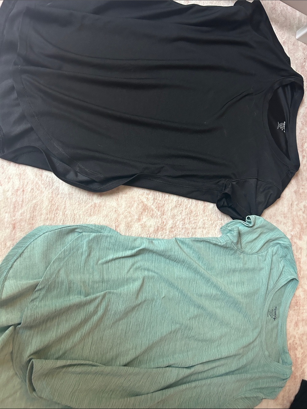 Black and Mint Short Sleeve Casual Tops - 2 Pack from Old Navy